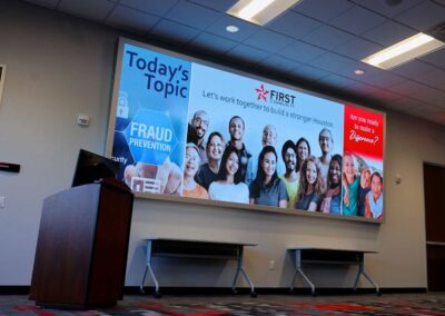 First Community Credit Union Indoor Video Wall