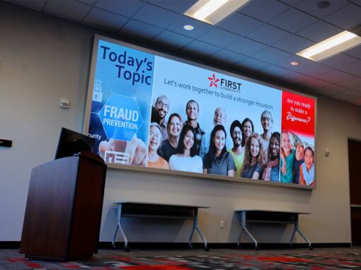 First Community Credit Union Indoor Video Wall