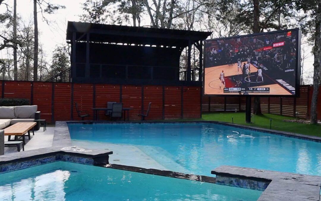 Burger’s Hideout Outdoor TV