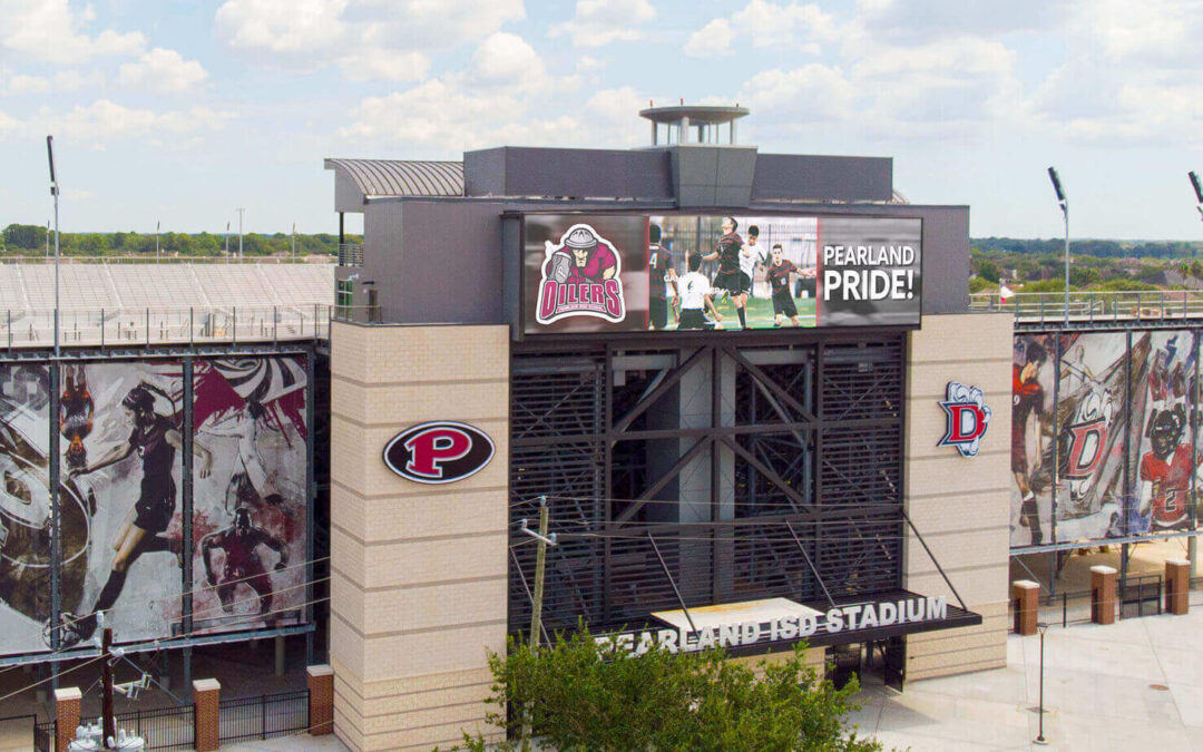 Pearland ISD Stadium Billboard