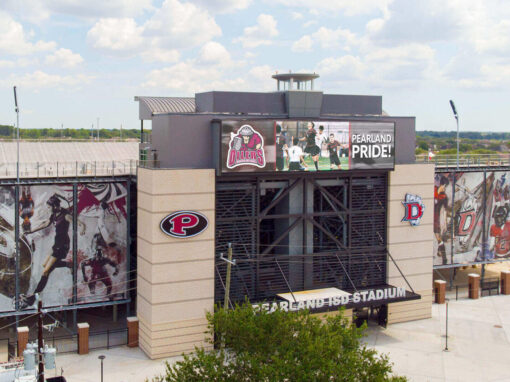 Pearland ISD Stadium Billboard