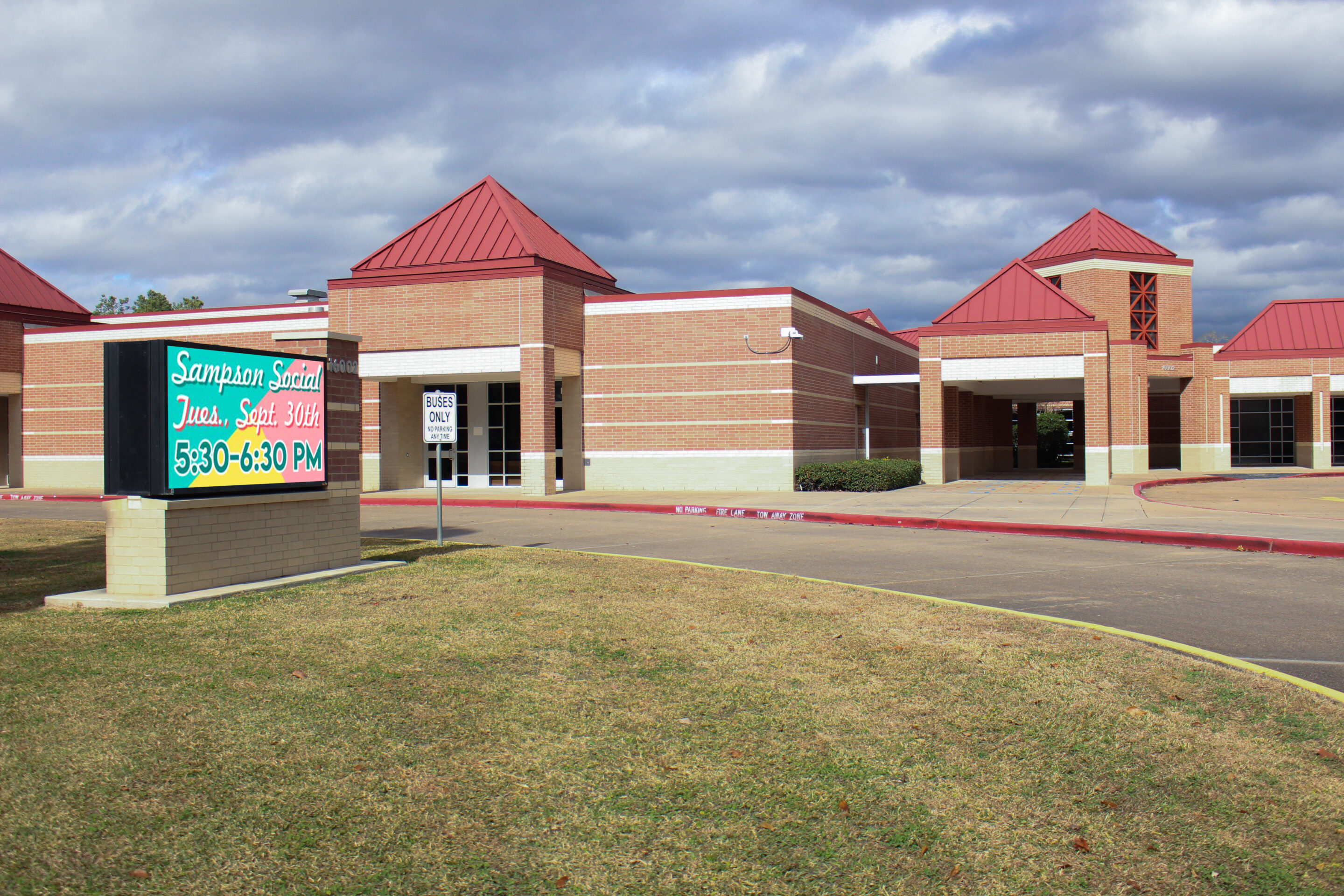 Education - School - Cy-Fair ISD (CFISD) - Sampson Elementary - Digital LED Sign